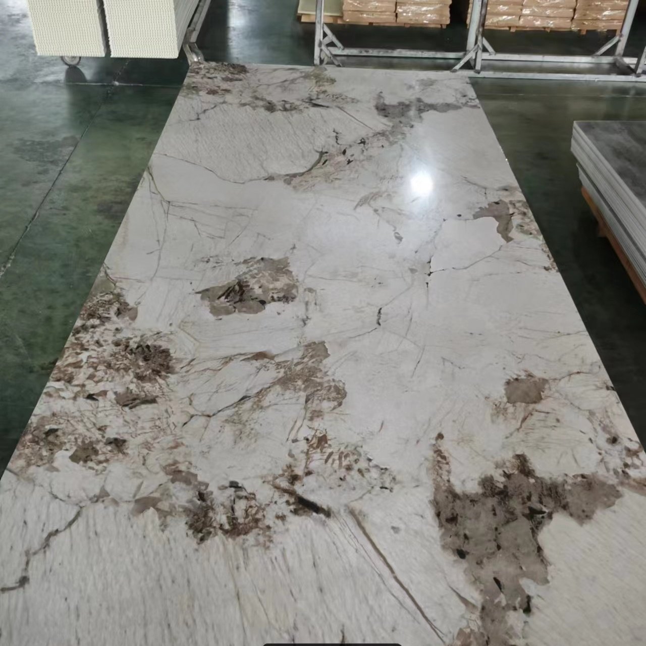 New 3mm UV Marble Plastic Ceiling and wall Translucent decorative 3D PVC Sheet Wall Covering Panel Board