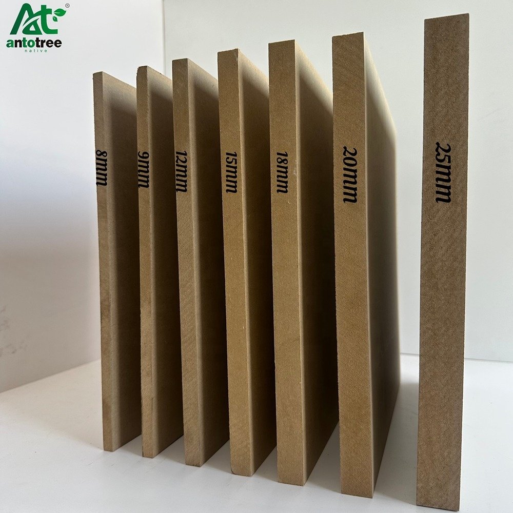 Modern Furniture Decoration Melamine Board MDF Panel 1220*2440mm E0 Melamine Board