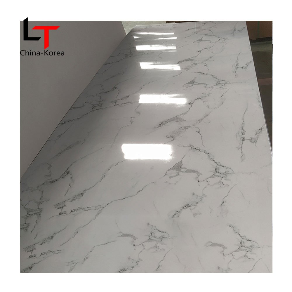 HL Cheap Price 3D UV Wall Panel Waterproof PVC Wall Decor Carbon Slate Wall Board For Home Decor