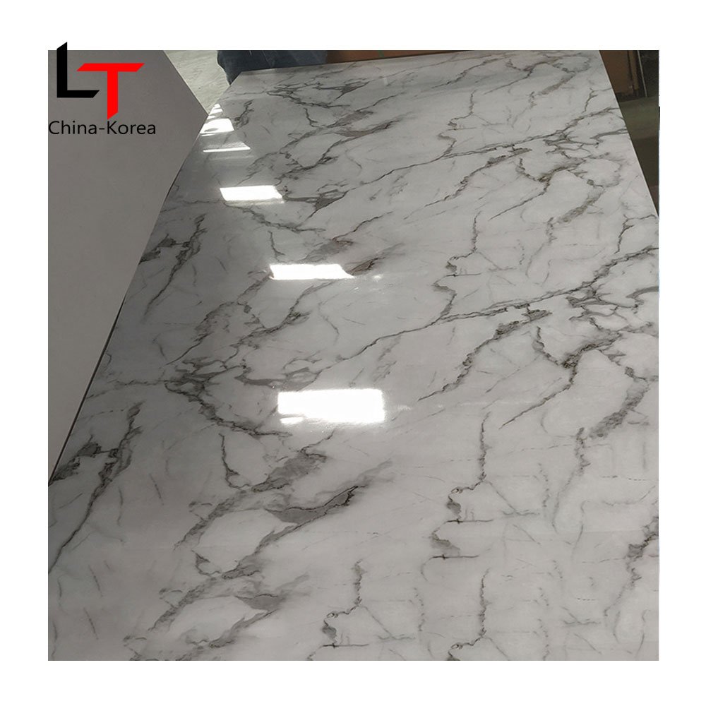 HL Cheap Price 3D UV Wall Panel Waterproof PVC Wall Decor Carbon Slate Wall Board For Home Decor