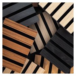 Modern Design Curved Acoustic Ceiling Panels Flexible MDF Wall Panel for Soundproofing in Apartments