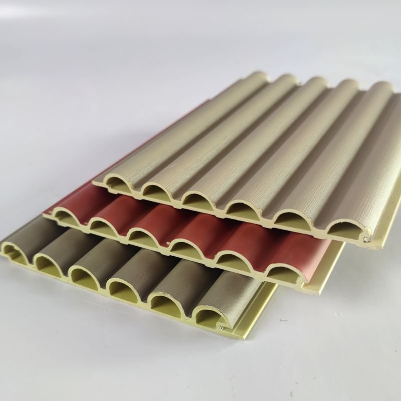 Modern Style PVC Grid Wall Panel High Quality New Arrival Wpc Fluted Wall Panel Wpc Wooden Wall Panel Environmentally Friendly