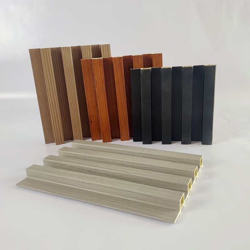 Modern Style PVC Grid Wall Panel High Quality New Arrival Wpc Fluted Wall Panel Wpc Wooden Wall Panel Environmentally Friendly