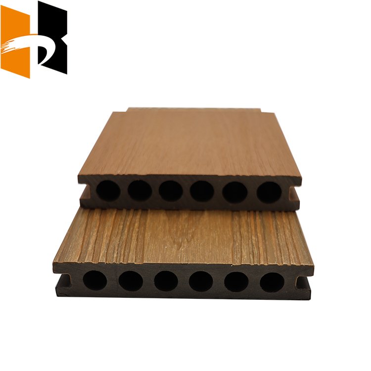 WPC Wood Decking Boards Outdoor Durable Hollow Core Deck Board Flooring Planks Panel