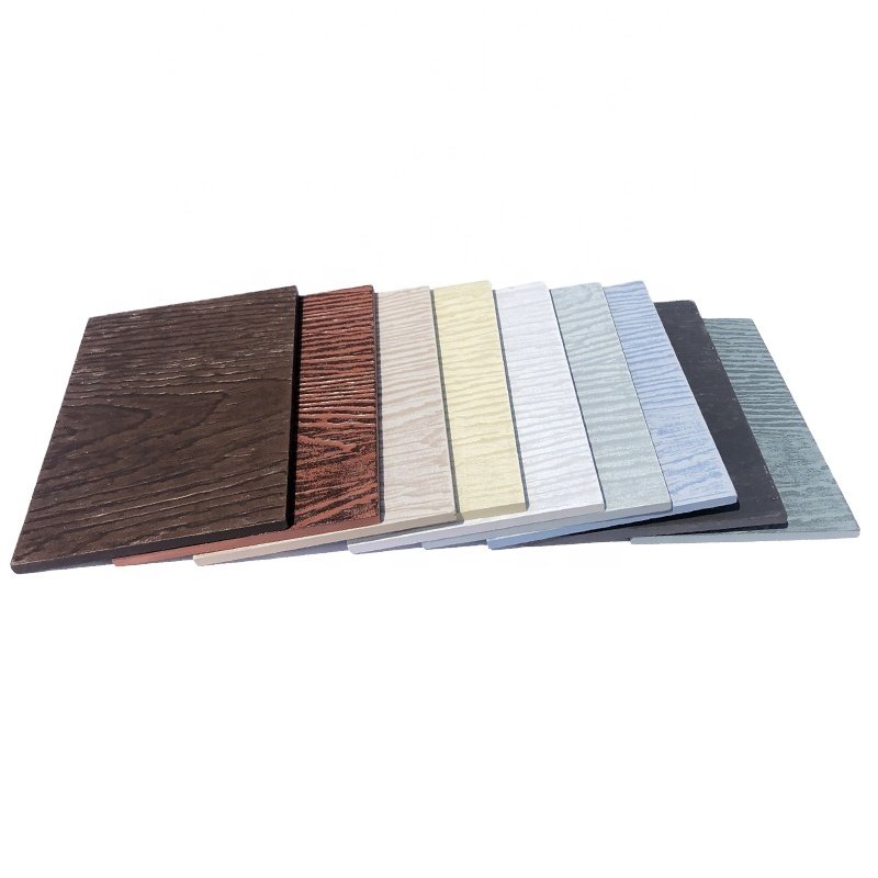 Wall Panel Luxury Fire Proof Water Proof Exterior Wood Fiber Cement Board Siding