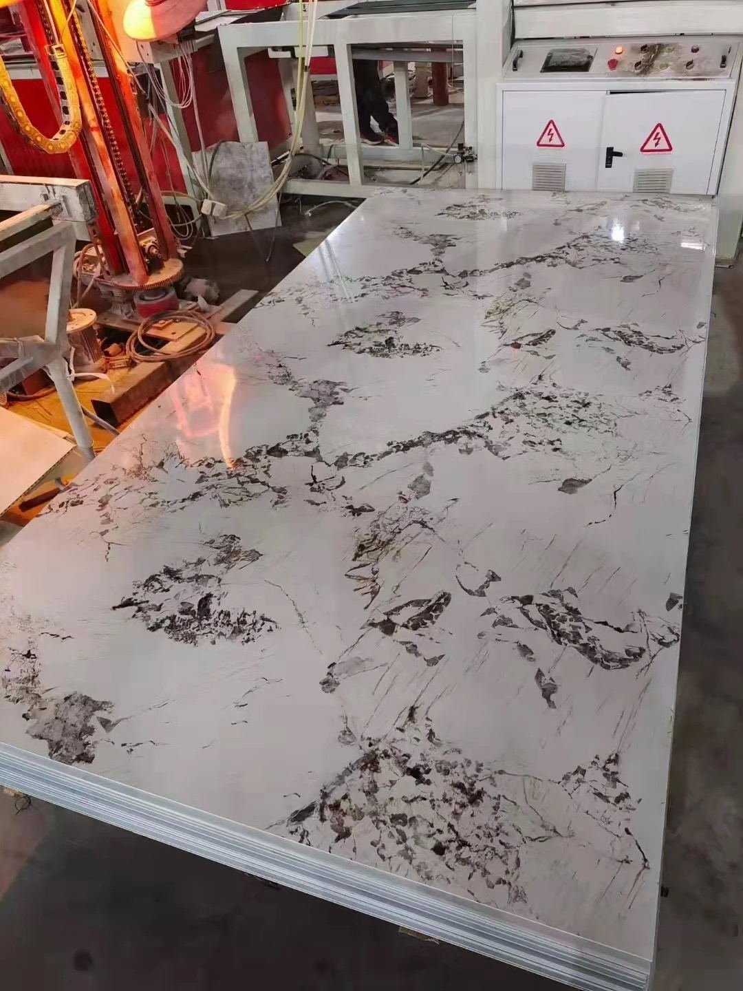 luxury home decor flexible marble sheet 1220*2440 3mm uv pvc marble board