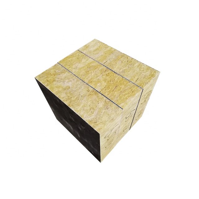 Building insulation material High efficiency fire prevention Mineral/Rock wool insulation panel wall insulation board