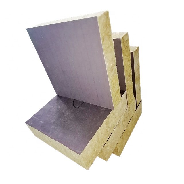 Building insulation material High efficiency fire prevention Mineral/Rock wool insulation panel wall insulation board