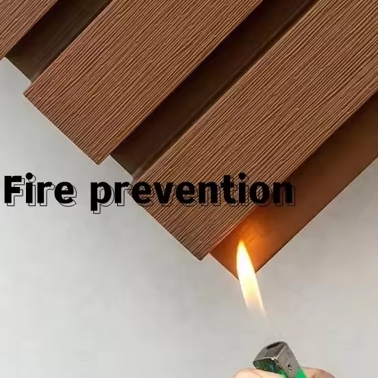 Easy Installation WPC Exterior Wall Cladding Exterior Wall Panel WPC Outdoor Wood Fluted Panel