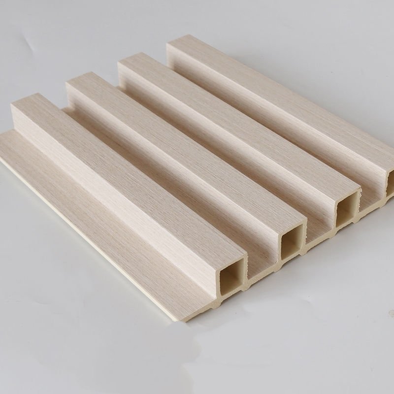 Indoor Wood Plastic Composite Cladding Fluted Wall Board Wpc Pvc Wall Panel