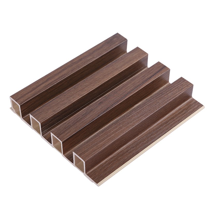 Indoor Wood Plastic Composite Cladding Fluted Wall Board Wpc Pvc Wall Panel