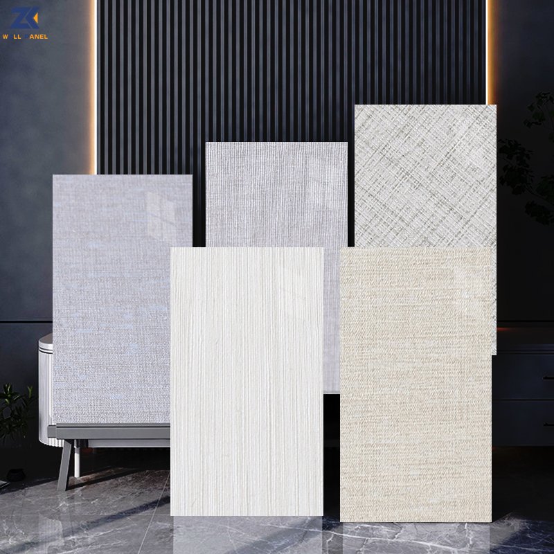 Factory Wholesale Flexible Wood Veneer Fabric Texture Panel Bamboo Charcoal Fiber Wall Board