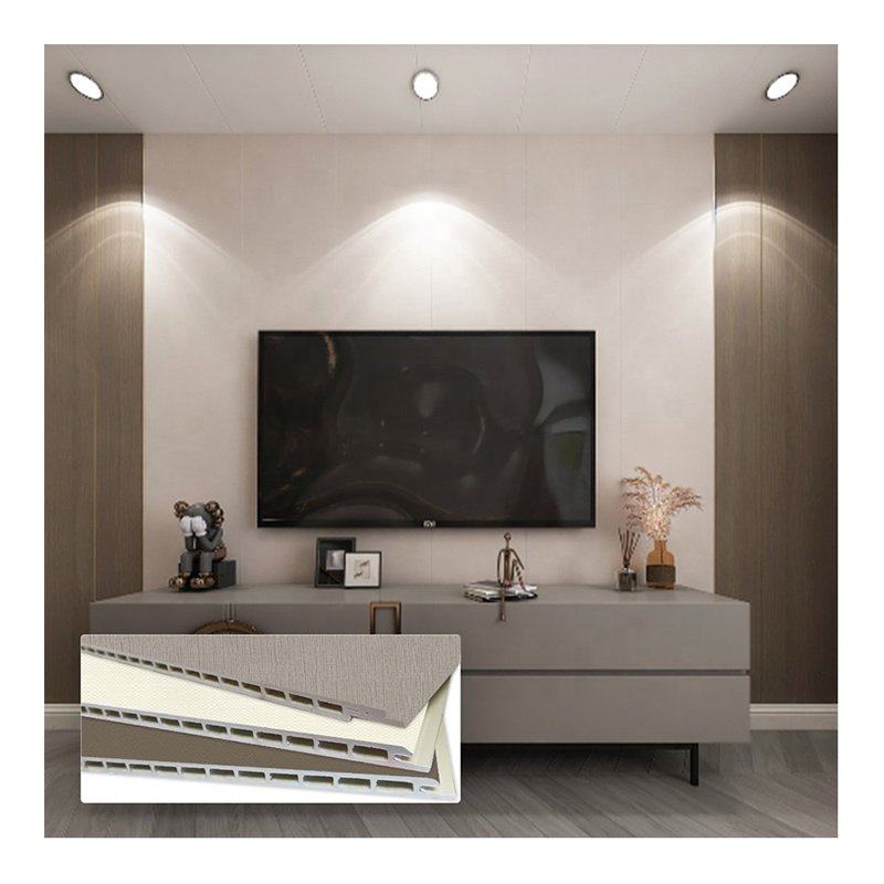 ISO certificate indoor insulated marble wall board for tv background wpc spc wall panel