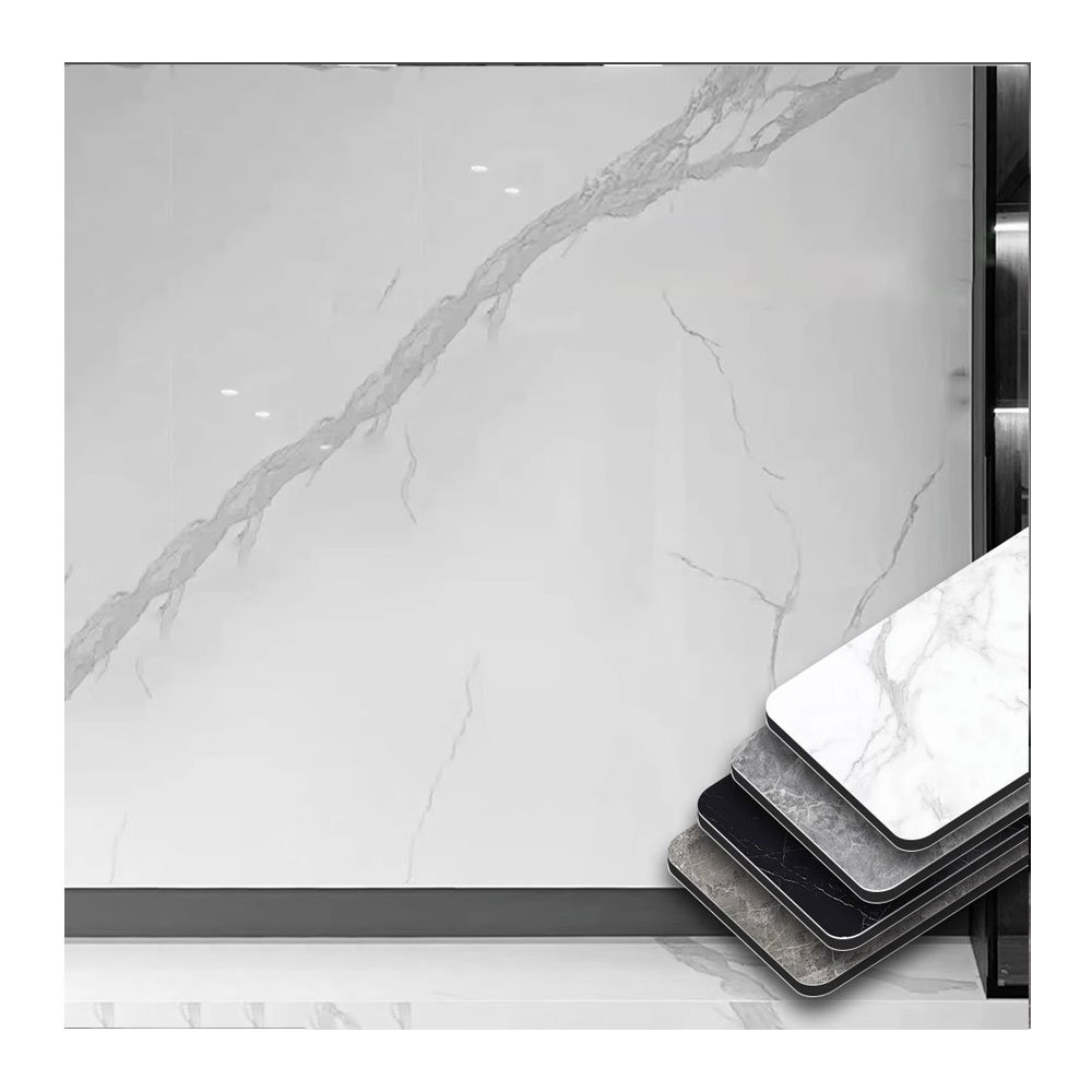 JINXING Cheap Price Laminate 3D Wall Panel Waterproof PVC Wall Decor UV Carbon Slate Wall Board For Home Decor 1220*2440 3mm 2mm