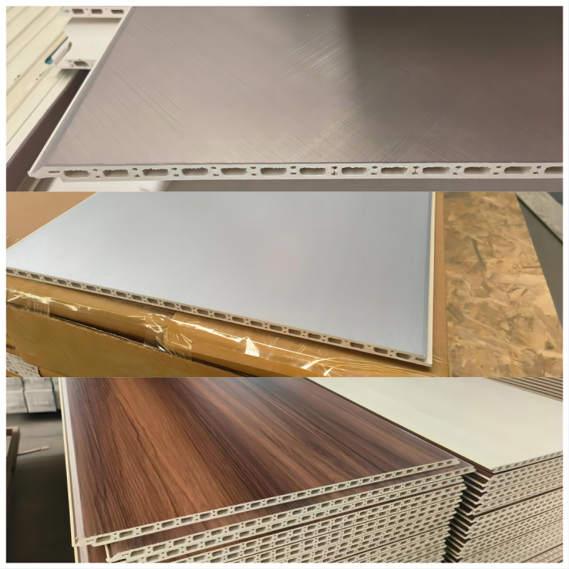 WPC Wall panel with Wooden Grain Fluted Wall Panel Hot selling High quality WPC Wall Panel waterproof