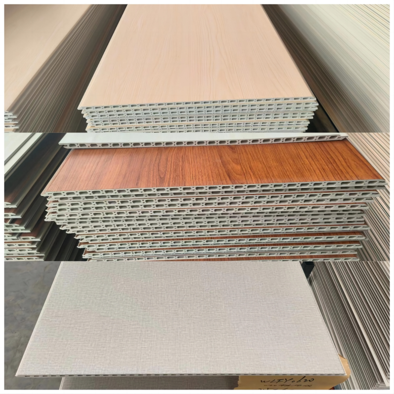 WPC Wall panel with Wooden Grain Fluted Wall Panel Hot selling High quality WPC Wall Panel waterproof