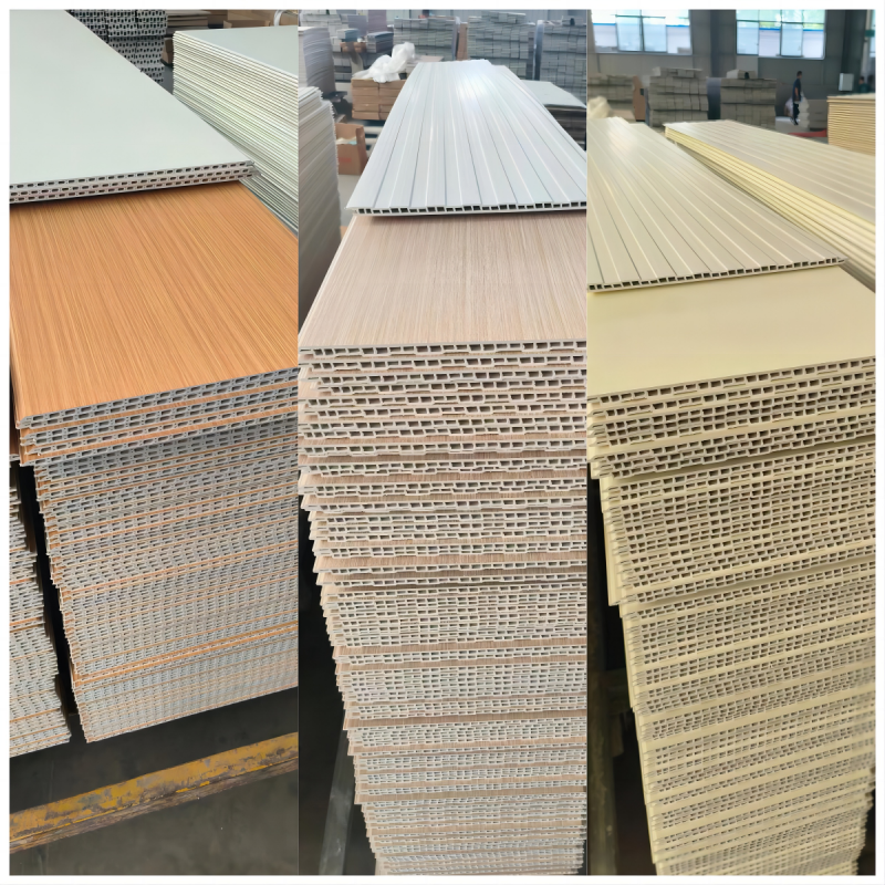 WPC Wall panel with Wooden Grain Fluted Wall Panel Hot selling High quality WPC Wall Panel waterproof