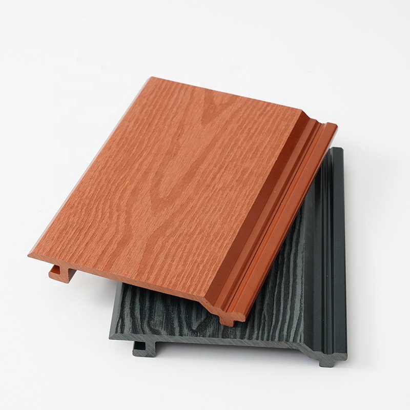 Easy To Install Eco-friendly Wpc Wall Panels Waterproof And Fireproof Exterior Siding For House Decoration