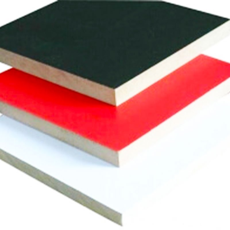 Grey color decorative 4x8 laminated melamina plywood 18mm mdf melamine board