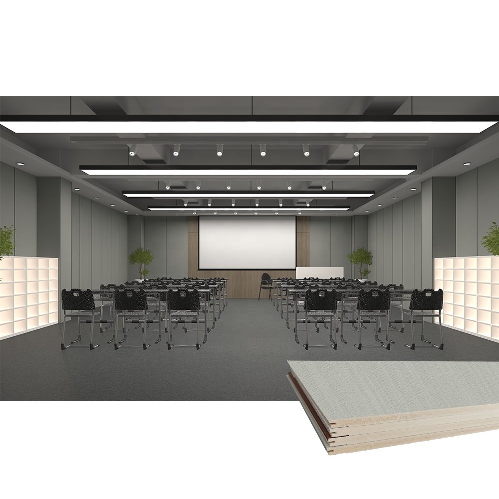 Interior Bamboo Fiber Classic 600mm PVC Coating School WPC Wall Board