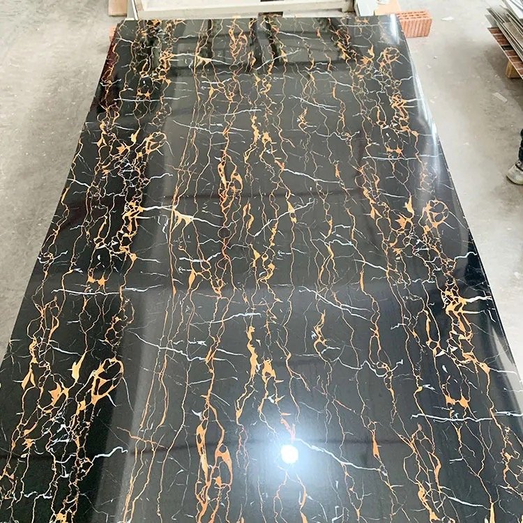 Lightweight PVC Marble Sheets uv marble wall panel Easy Installation and DIY Home Projects