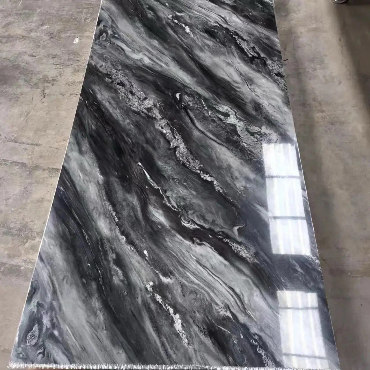 Lightweight PVC Marble Sheets uv marble wall panel Easy Installation and DIY Home Projects