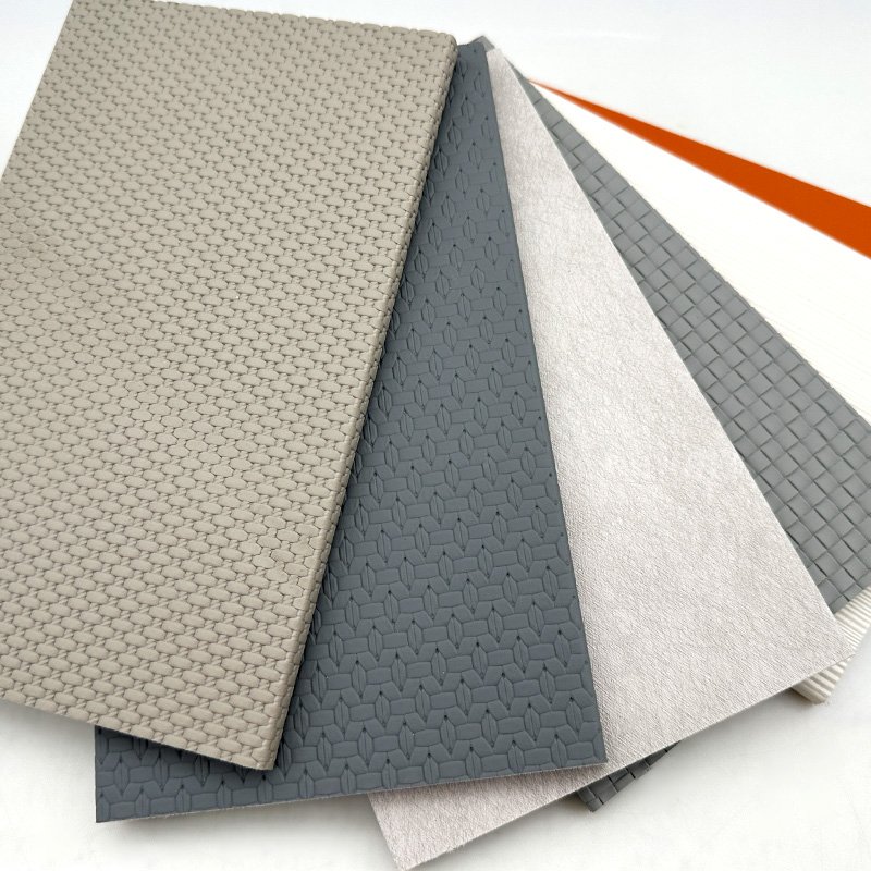 Interior Hotel Decoration Wall Panel 3D Leather PVC Panel in Carbon Gold Fireproof 3D Leather Wall Panel