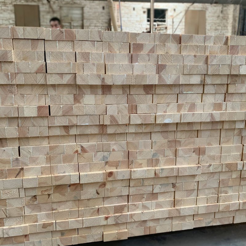 white primer Solid Wood Board Finger Jointed Timber Battens Panel flat board