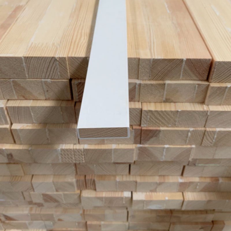 white primer Solid Wood Board Finger Jointed Timber Battens Panel flat board