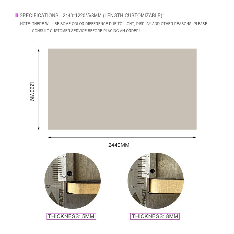 Bamboo charcoal wood veneer Solid color skin feel wall panel, waterproof background wall decoration board