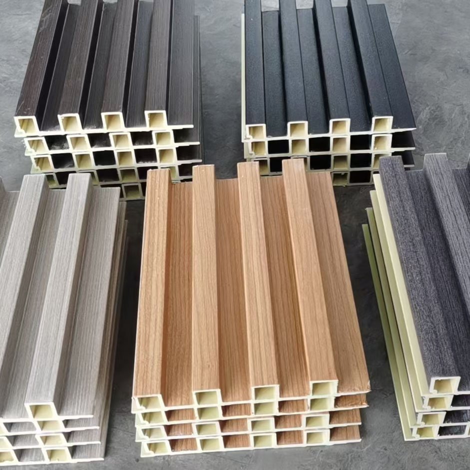 Factory Manufacture Interior Decor Cladding Wood Grain PVC Wall Board Bamboo Materials Decorative Wpc Wall Panels
