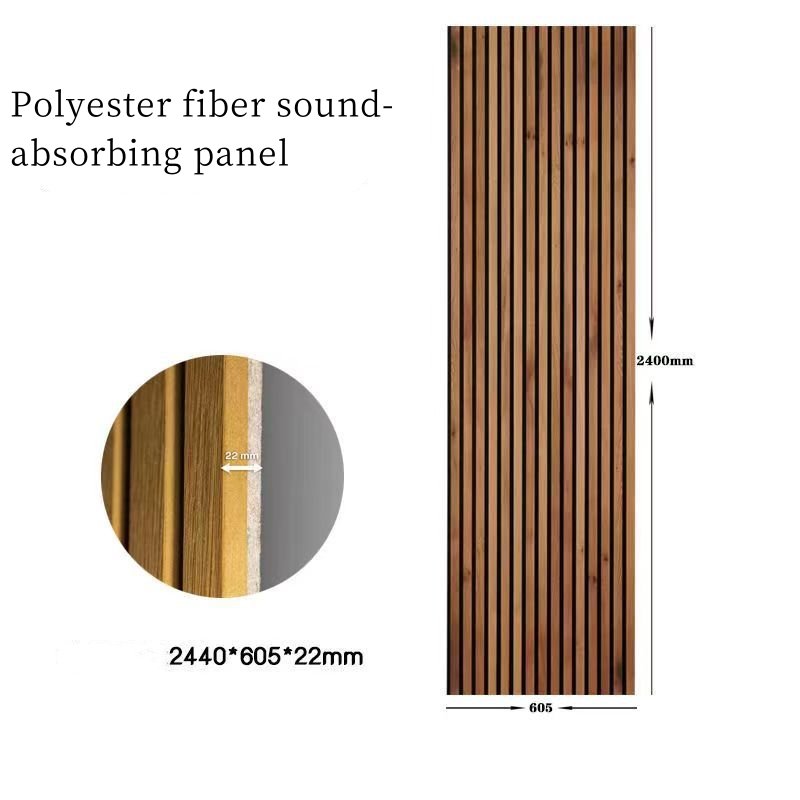 Akupanel Decorative Board Veneer Acoustic Panel For InterIor Wall CARB P2 MDF