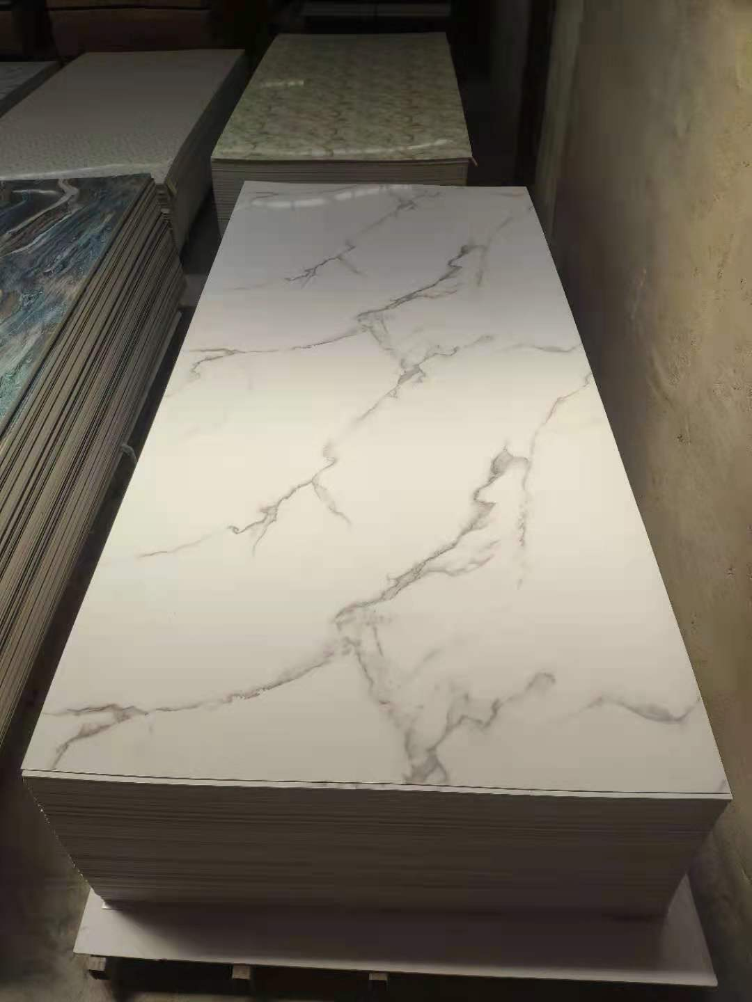 Best Quality Customizable UV Marble Sheet Various Colors PVC Modern Household Commercial Waterproof Soundproof Sound-Absorbing