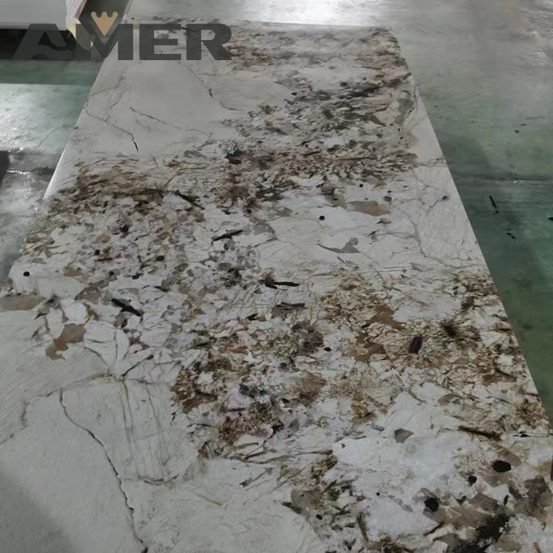 Amer OEM UV Coated PVC Marble Sheet Wall Panel Interior Carbon Slate Decorative Board Wall Panels with Marble Design