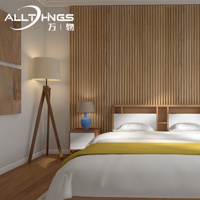 Wall panel Wood grain design Fluted Wall Board WPC Interior wall sheet 160*24 indoor background other boards