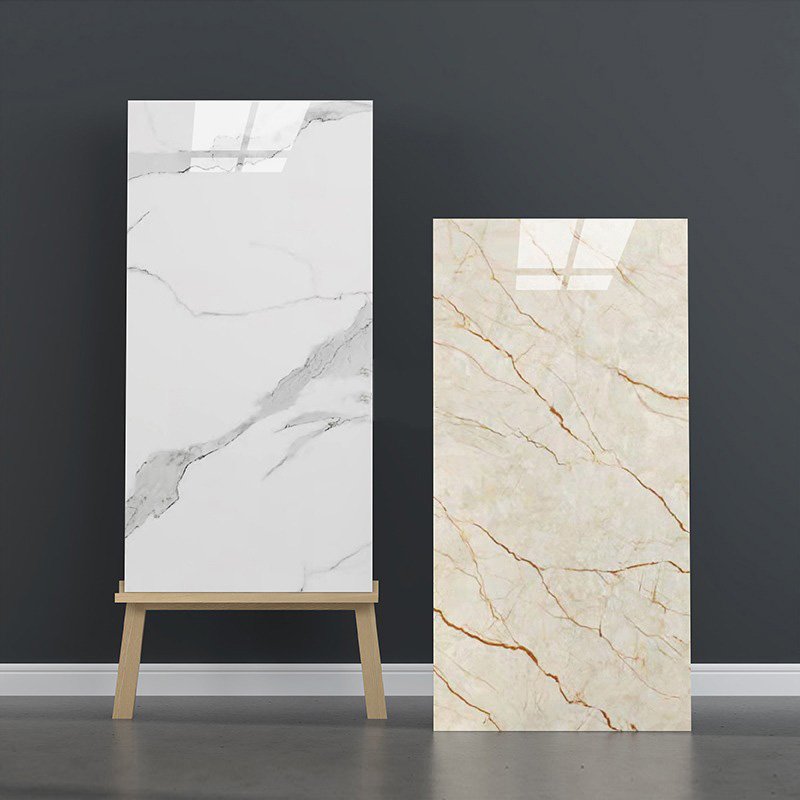 PVC Wall Panel With UV Coating UV Marble Sheet Indoor Granite Stone Rock Pattern Board