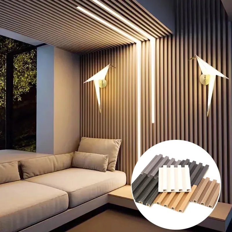 China Solid Siding Faux Panels Slat Acoustical Panel Wall Ceiling Decoration Laminated Wood Boards / Blockboards