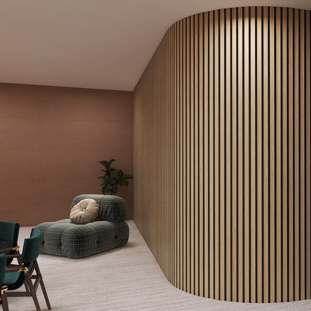 KASARO Interior Decoration Wall Panel Acoustic Ceiling Board Soundproof Akupanel Wall Panel