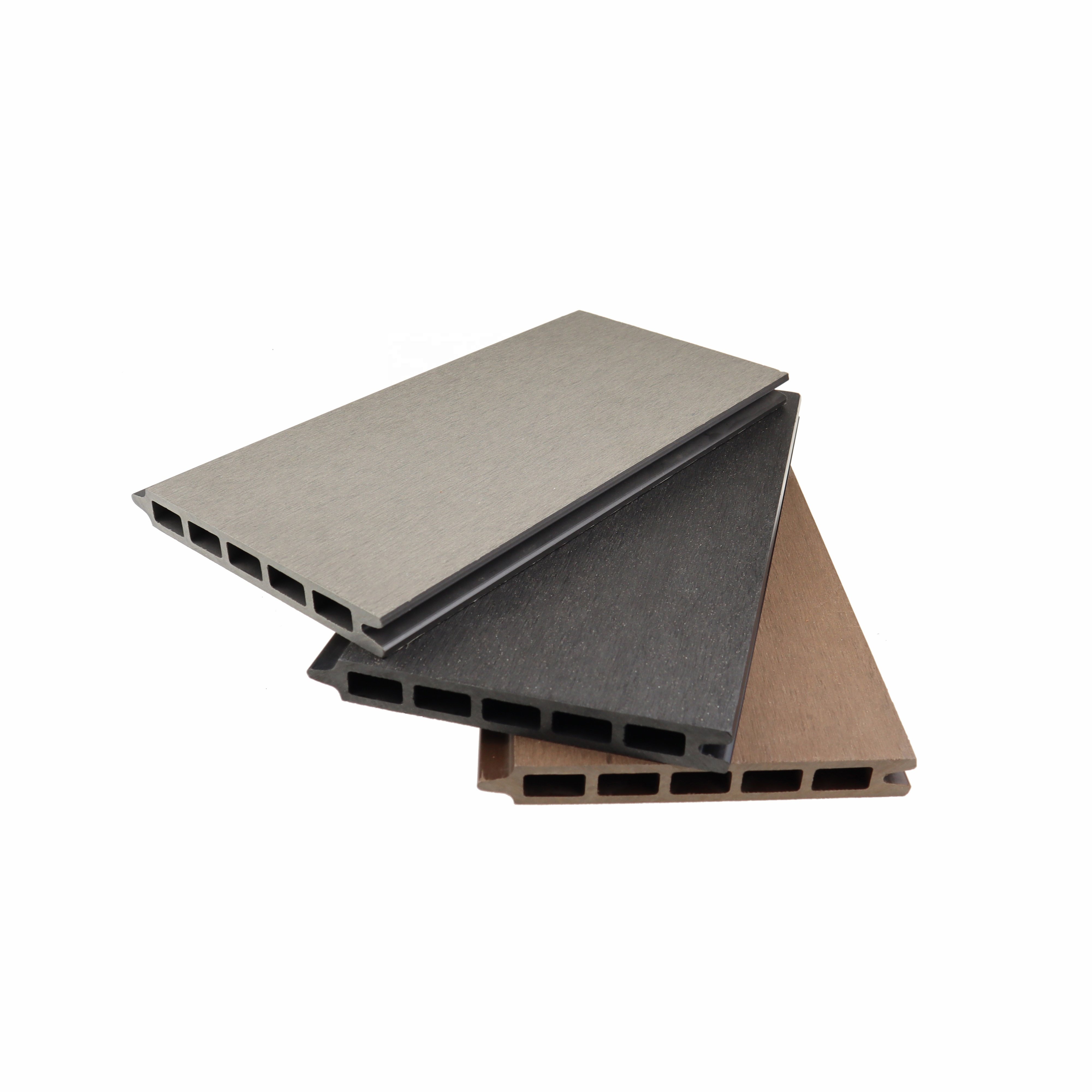 Outdoor Waterproof WPC Composite Wood Fence Boards Temporary Outdoor Fence Board