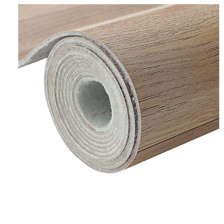 Wholesale Price Indoor Home Office luxury vinyl plank flooring board Wood Grain Vinyl Sheet Flooring Roll