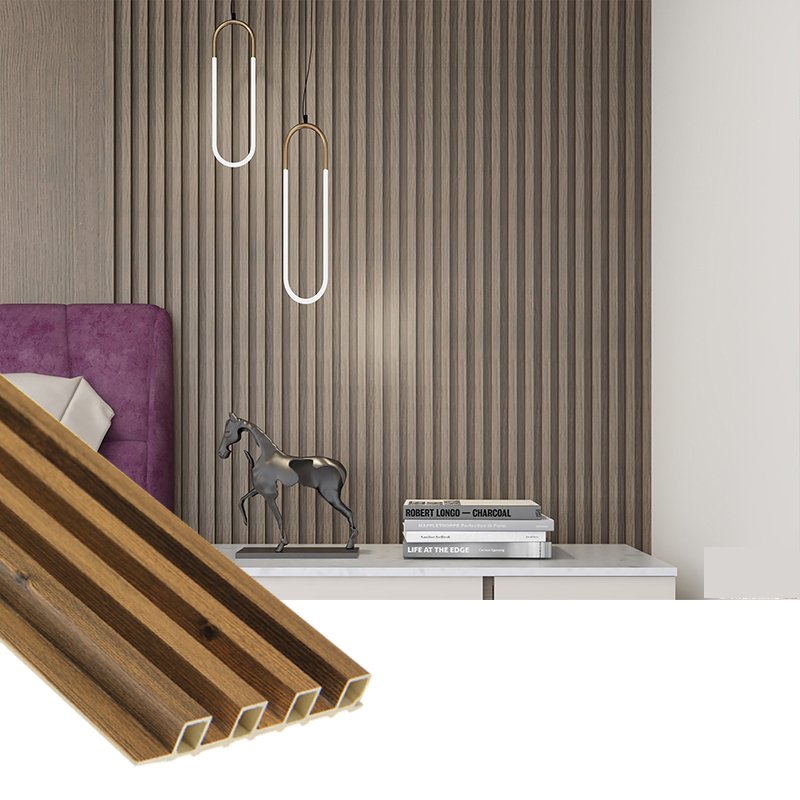 Free sample decoration Wall Panel Wpc Cladding Wood Plastic Composite Fluted Panels other boards