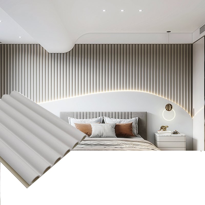 Free sample decoration Wall Panel Wpc Cladding Wood Plastic Composite Fluted Panels other boards
