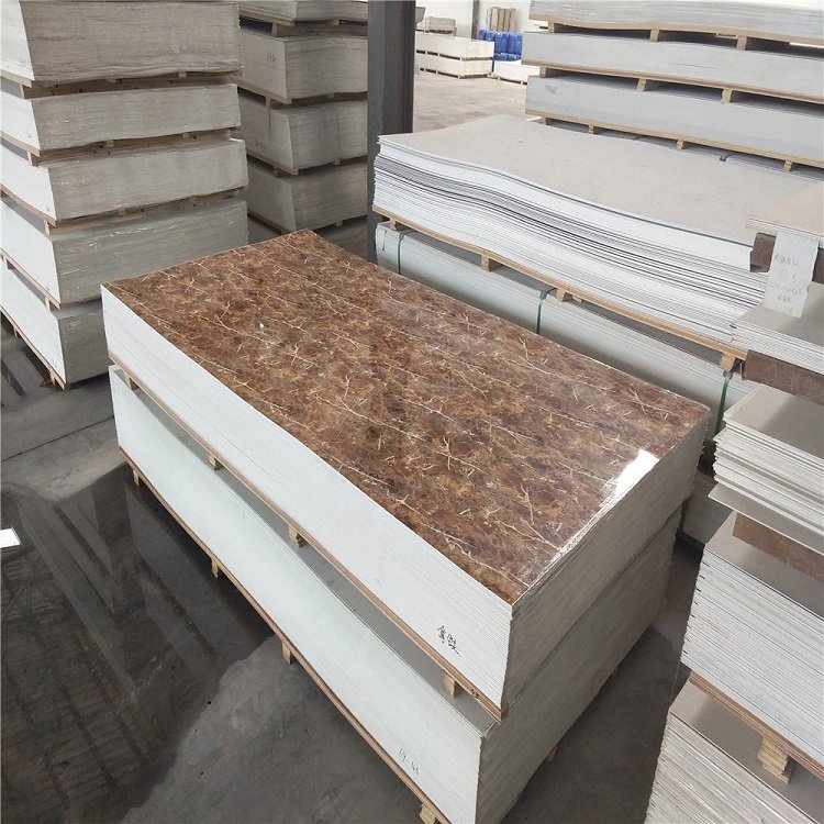 1220 * 2440 * 2mm Quick installation of indoor 3D marble UV wall panel decoration