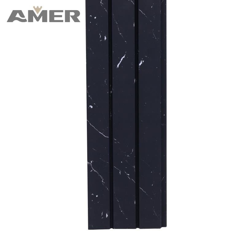 Amer Factory Price Oem Waterproof 600mm Width Wall Panel Sheets Decorative Panel Walls Interior Home Decor Ps Wall Panel