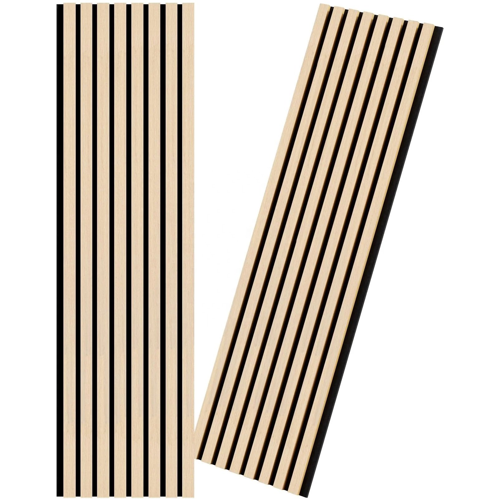 Interior Decoration 1.1m Sound Absorption Indoor Walls Panels & Other Boards Ceiling Panels Acoustic Slat Panels