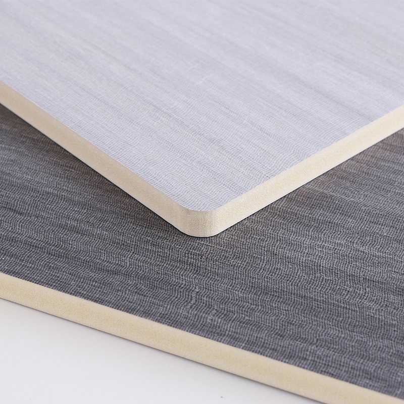 Factory Direct Home Decor Waterproof Bamboo charcoal wood veneer board Wooden Grain Pvc Wall Panels