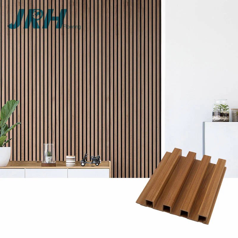 Modern WPC Wall Panel Fireproof Design Style for Apartment Application Graphic Design Solution Capable