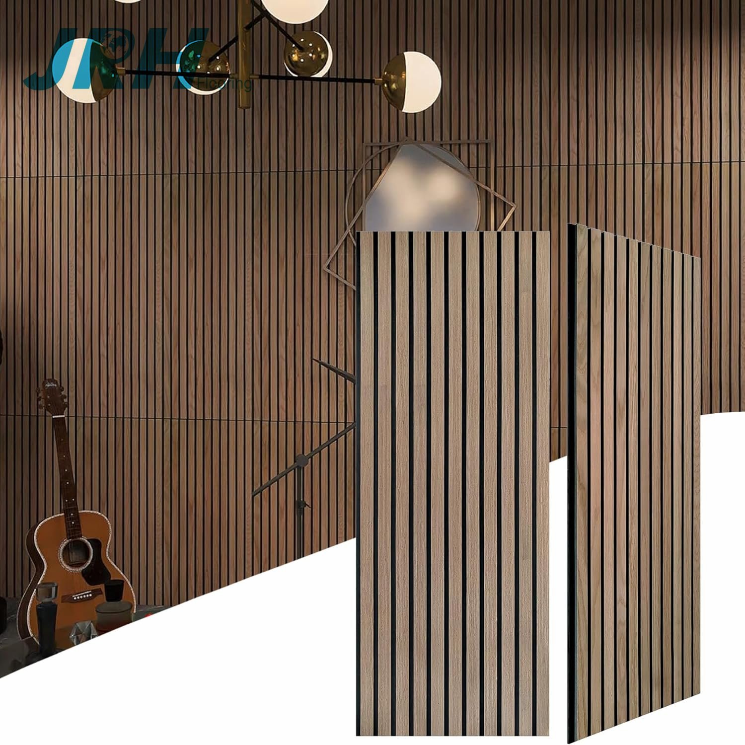 Modern WPC Wall Panel Fireproof Design Style for Apartment Application Graphic Design Solution Capable