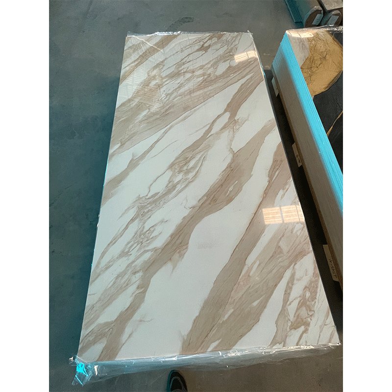 UV Coating PVC Marble Sheet pvc sheets flexible uv board for wall decoration