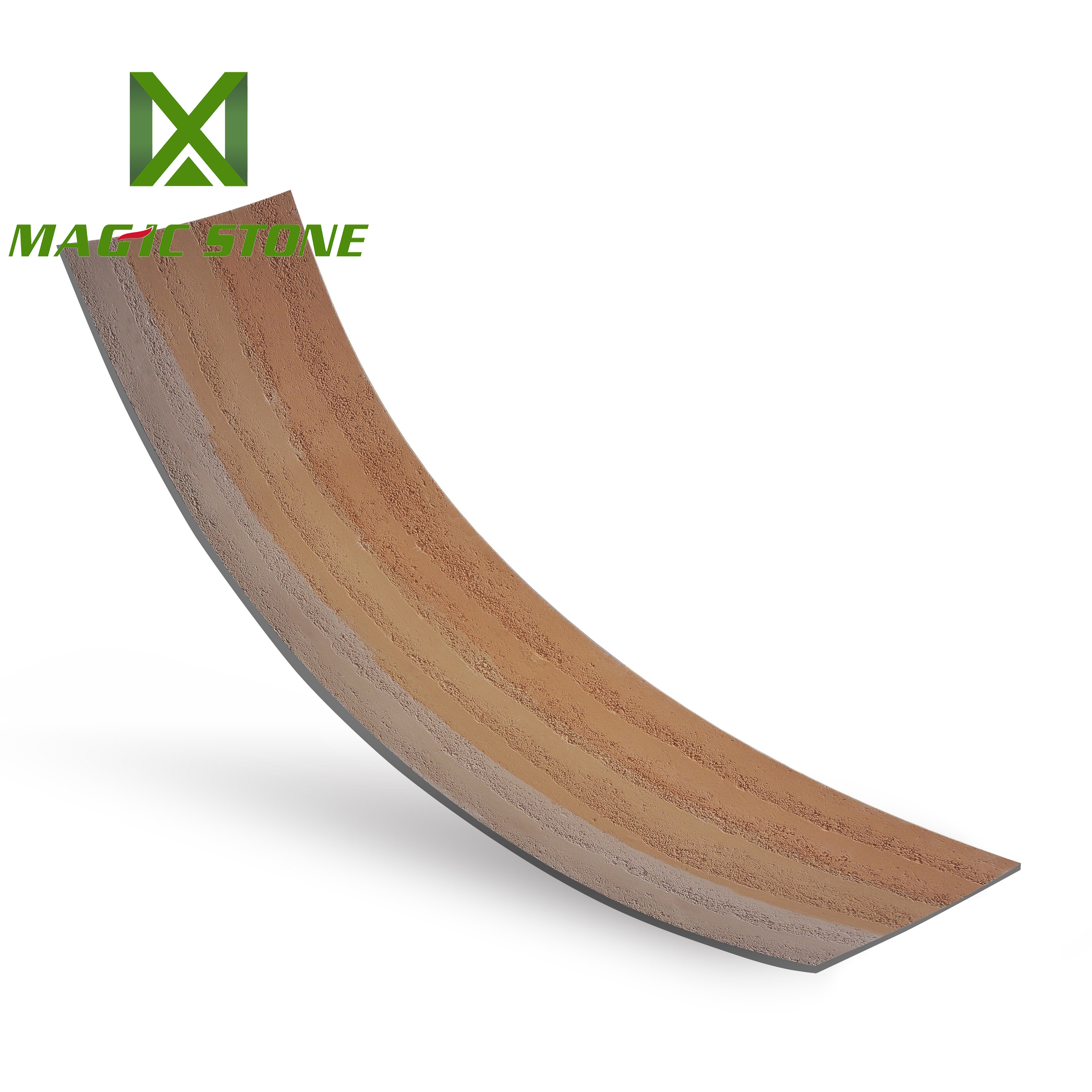 MS Rammed Earth Veneer Flexible Stone 580x2400mm Soft Exterior Stone Wall Panels